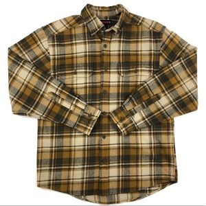 Wolverine brown plaid flannel
